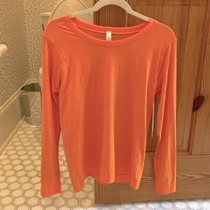 Swiftly relaxed orange long sleeve 6 lululemon